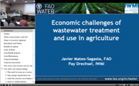 Javier Mateo-Sagasta, FAO and Pay Drechsel, IWMI